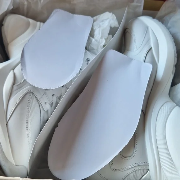 Michael Kors Zuma Trainer Leather - Optic White - Picture 3 of 12